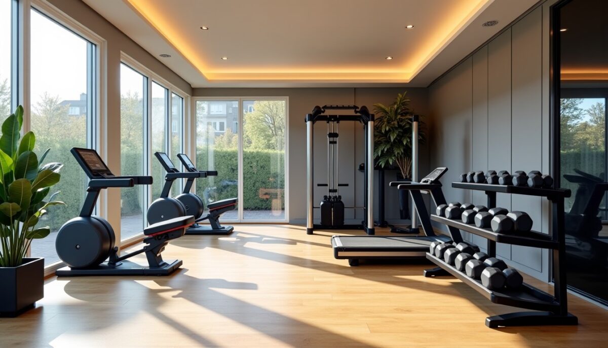 Optimiser votre espace sportif maison avec une salle de musculation et équipements technogym